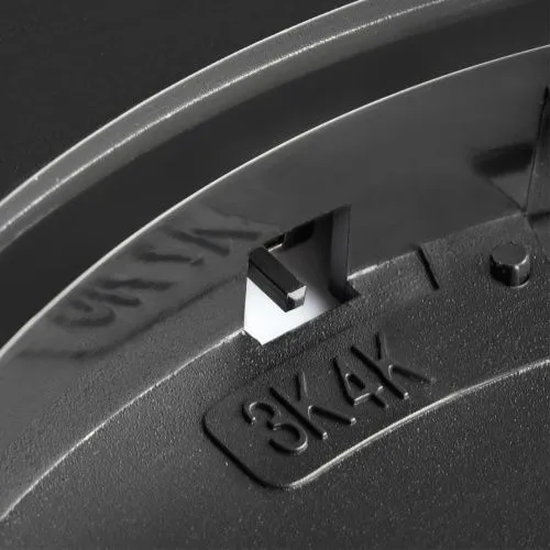Настенно-потолочный светильник SONEX Alfa black 7660/18L пластик белый 
